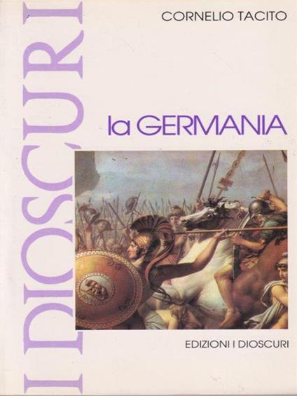 La Germania - P. Cornelio Tacito - copertina