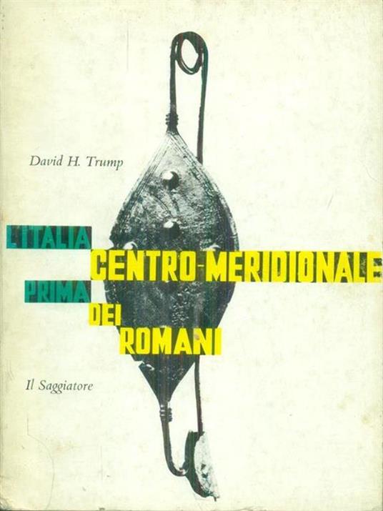 L' Italia centro meridionale prima dei romani - David H. Trump - copertina