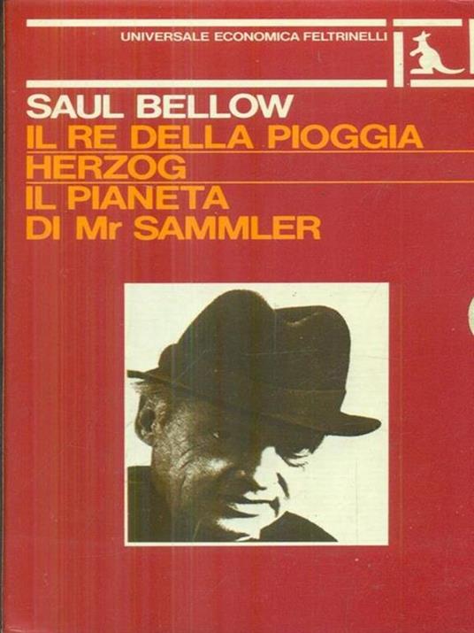 Il re della pioggia Herzog Il pianeta di mr. Sammler 3vv - Saul Bellow - copertina
