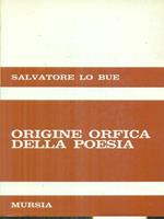 Origine orfica della poesia