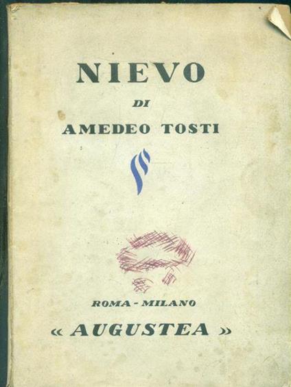 Nievo 1831-1931 - Amedeo Tosti - copertina