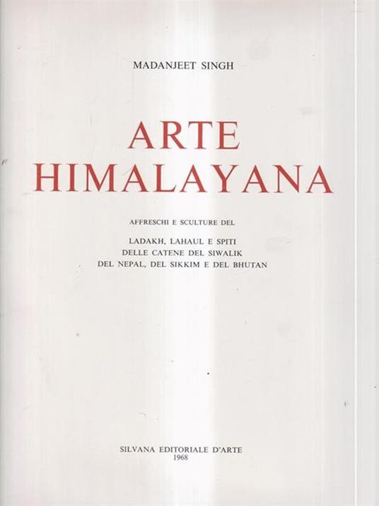 Arte himalayana - Madanjeet Singh - copertina