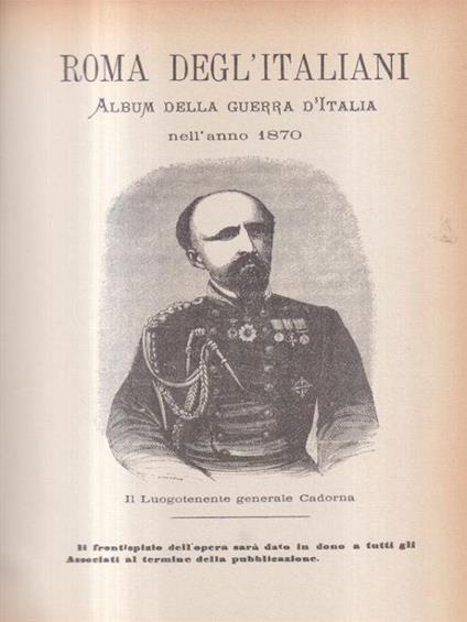 Roma degl'italiani - copertina