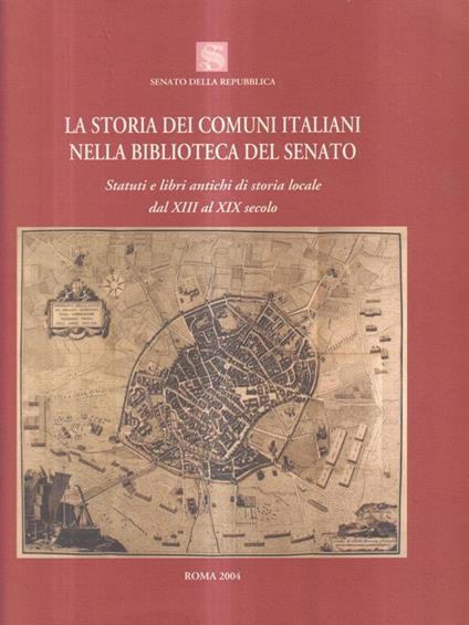 La storia dei comuni italiani - copertina