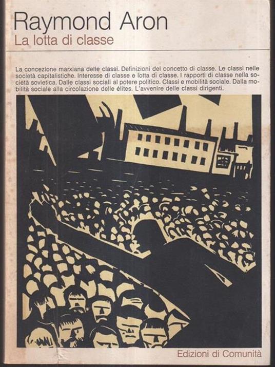 La lotta di classe - Raymond Aron - copertina
