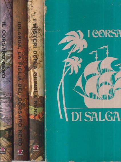 I corsari di Salgari - 3vv - Emilio Salgari - copertina