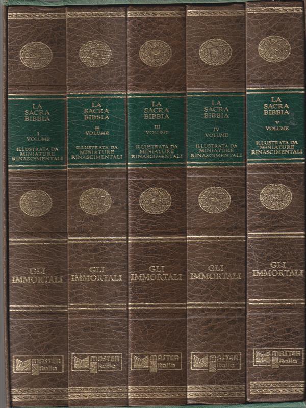 La sacra Bibbia 5 voll