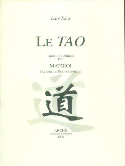 Le  Tao - Matgioi - copertina