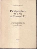 Paralipomenes de la vie de Francois I