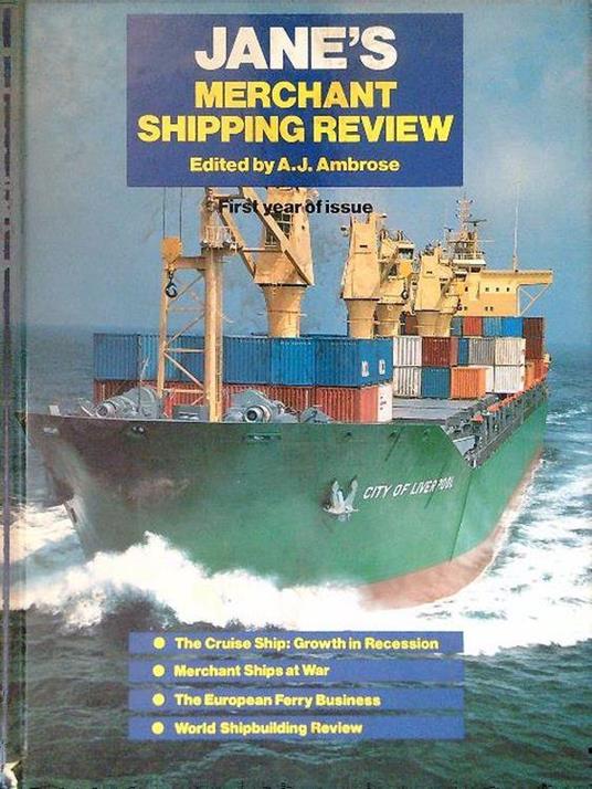 Jane's merchant shipping review - A. Ambrosi - copertina