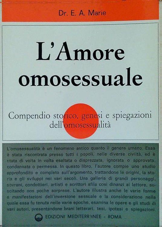 L' Amore omosessuale - E. A. Mario - copertina