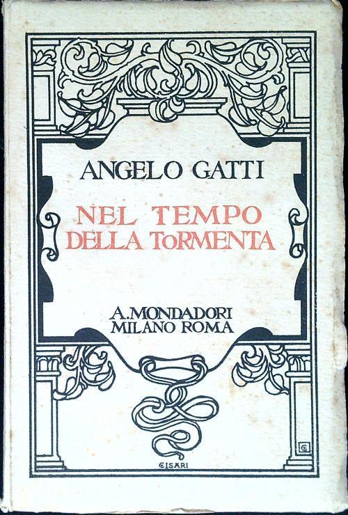 Nel tempo della tormenta - Angelo Gatti - copertina