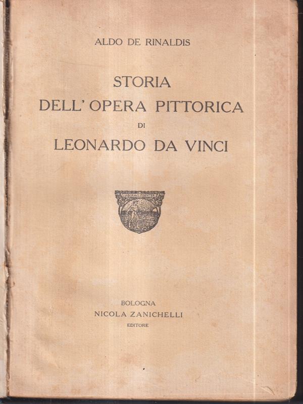 Storia dell'opera pittorica di Leonardo da Vinci