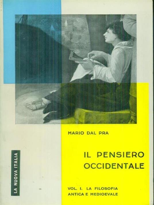 Il  pensiero occidentale Vol I - Mario Dal Pra - copertina