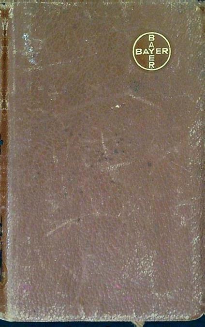 Prontuario Bayer 1941 - copertina