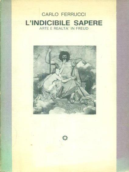 L' indicibile sapere - Carlo Ferrucci - copertina