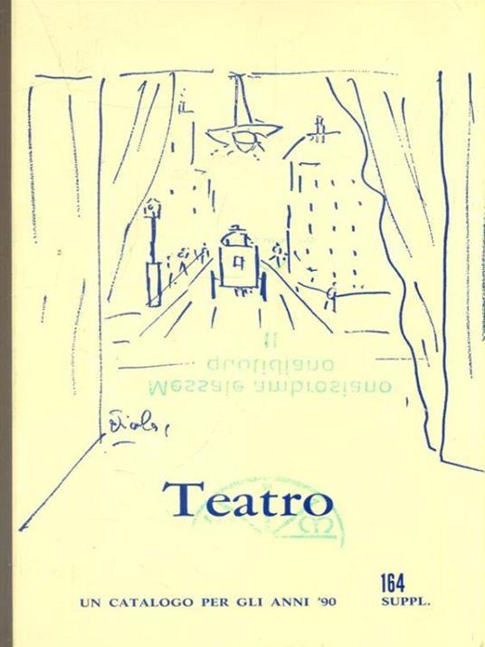 Teatro 64. Supplemento Catalogo per gli anni 90 - copertina
