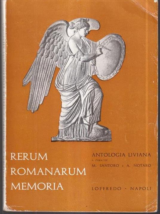 Rerum romanarum memoria - Marco Santoro - copertina