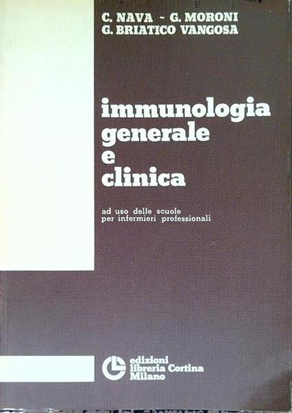 Immunologia generale e clinica - copertina