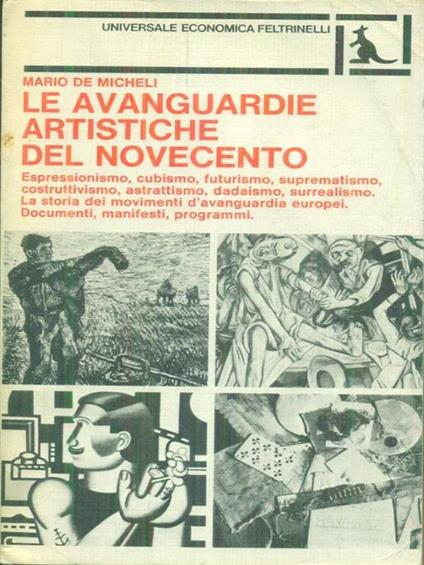 Le  avanguardie artistiche del novecento - Mario De Micheli - copertina