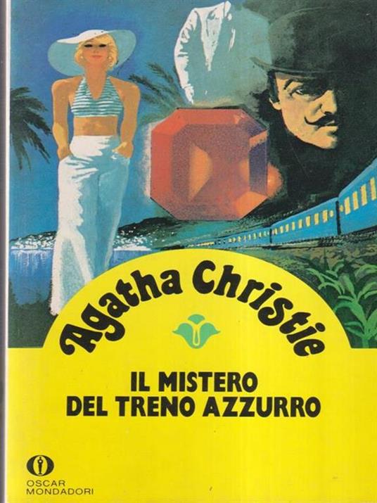 Il mistero del treno azzurro - Agatha Christie - copertina