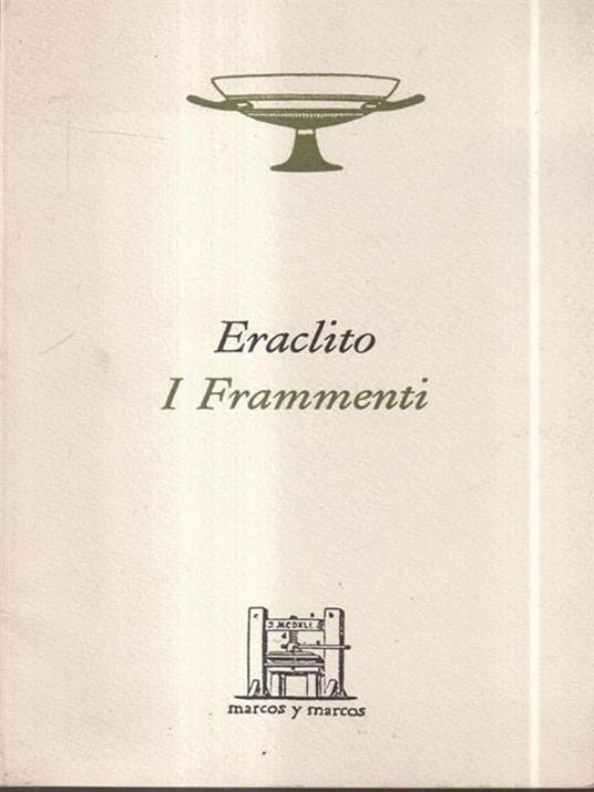 I frammenti - Eraclito - copertina