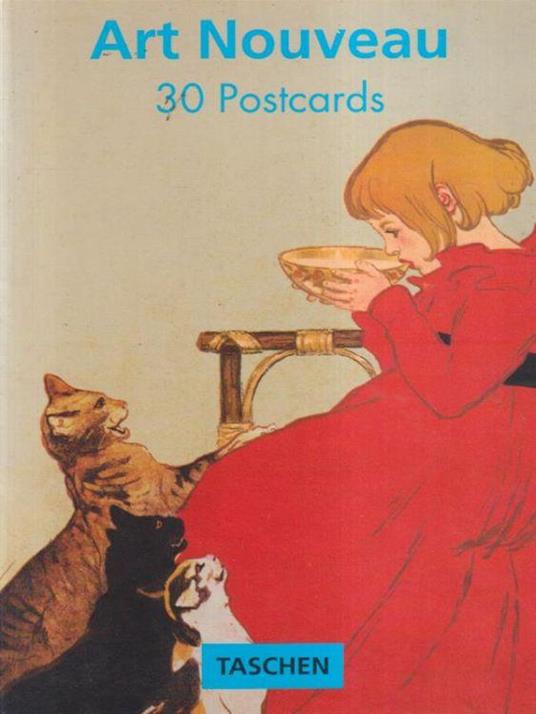 Art nouveau 30 postcards - copertina