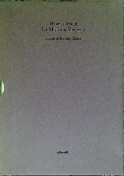 La Morte a Venezia - Thomas Mann - copertina