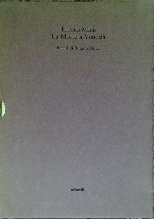 La Morte a Venezia - Thomas Mann - copertina