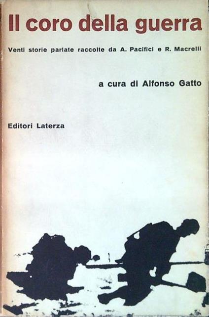 Il coro della guerra - Alfonso Gatto - copertina