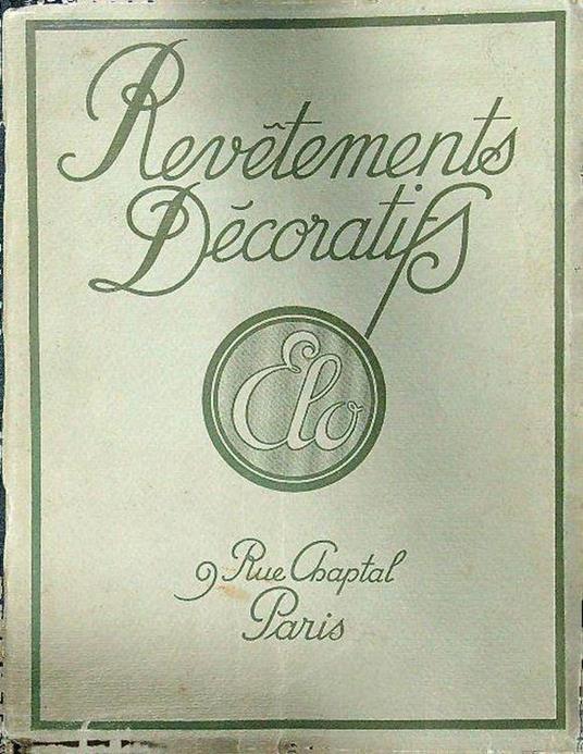 Revetements decoratifs - copertina