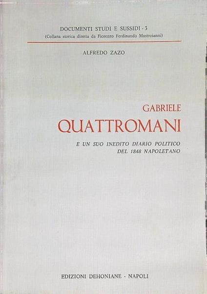 Gabriele Quattromani - Alfredo Zazo - copertina