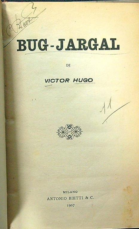Bug-jargal - Victor Hugo - copertina