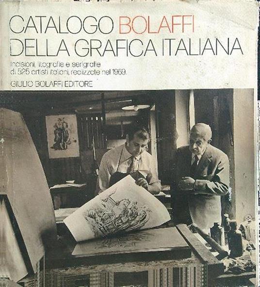 Catalogo Bolaffi della grafica italiana 1969 - copertina