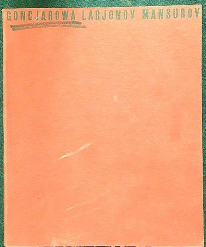Goncjarowa Larjonov Mansurov - copertina