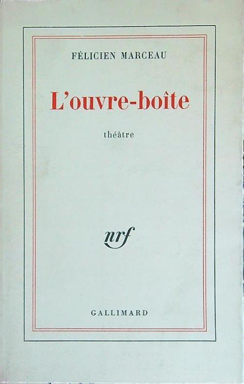 L' ouvre-boite - Felicien Marceau - copertina
