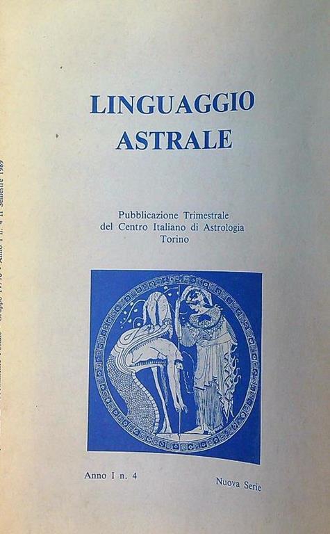 Linguaggio astrale 77/ interno 1989 - copertina