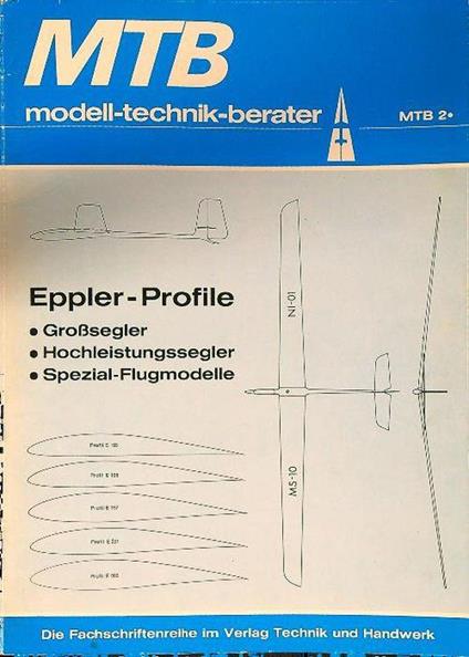 MTB Modell-Technik-Berater. Eppler-Profile - copertina