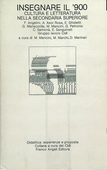 Insegnare il '900 - copertina