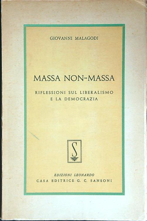 Massa non-massa