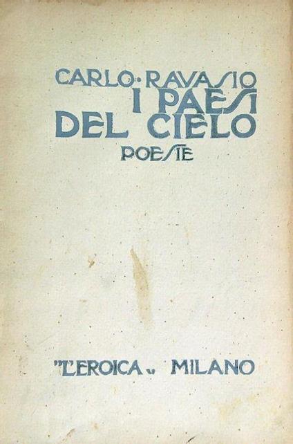 I paesi del cielo - Carlo Ravasio - copertina