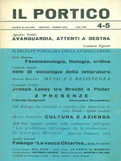 Il Portico 4-5/maggio 1965 - copertina