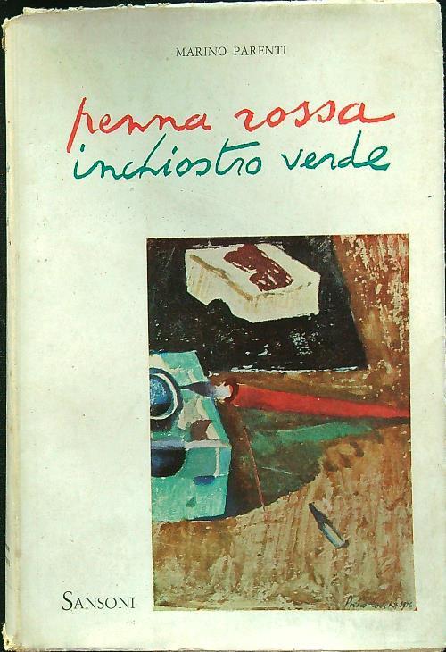 Penna rossa inchiostro verde - Marino Parenti - copertina