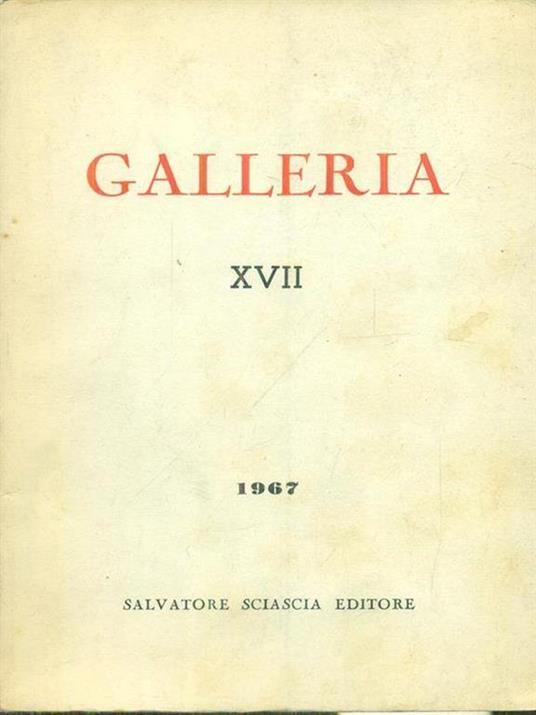 Galleria XVII - copertina