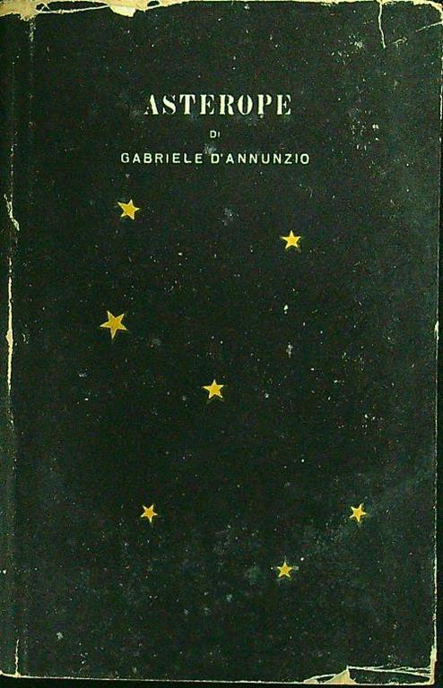 Asterope - Gabriele D'Annunzio - copertina