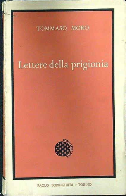 Lettere della prigione - Tommaso Moro - copertina