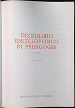 Dizionario enciclopedico di pedagogia 5 vv