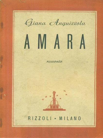 Amara - Giana Anguissola - copertina