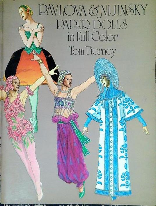 Pavlova & Nijinsky paper dolls in full color - Tom Tierney - copertina