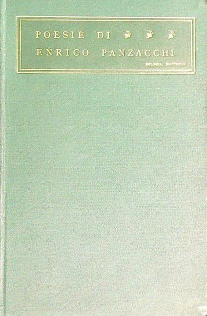 Poesie - Enrico Panzacchi - copertina